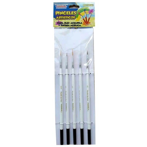PINCELES ARTISTICOS 5PZ-PASCUA-PINCEL