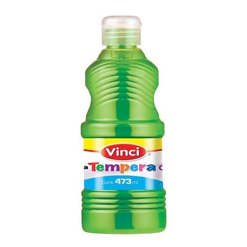 PINTURA TEMPERA 473 ML FLOURESCENTE-VINCI-PINTURA ESCOLAR