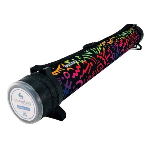 PORTAPLANO CON DISEÑO 65 X 7.6CM GARABATOS-SHERGLASS-PORTAPLANOS