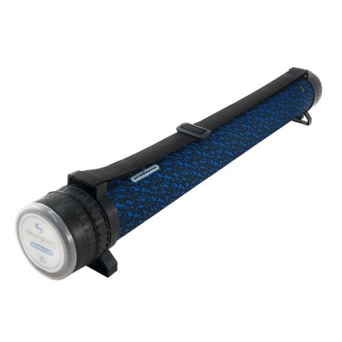 PORTAPLANO CON DISEÑO 65 X 7.6CM JASPE AZUL-SHERGLASS-PORTAPLANOS