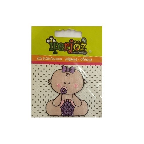 APLICACION BORDADA BEBE, CHUPON-IFERJOZ-ETIQUETA