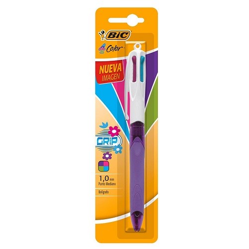 BOLIGRAFO 4 COLORES FASHION -BIC-BOLIGRAFO