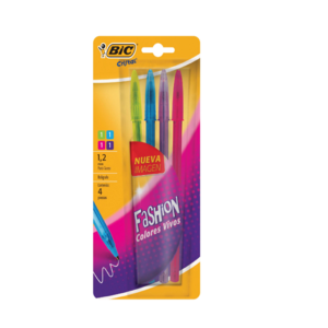 BOLIGRAFO CRISTAL FASHION 4PZ-BIC-BOLIGRAFO