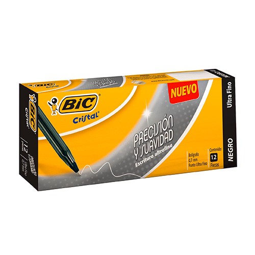 BOLIGRAFO CRISTAL PRECISION PUNTO ULTRA FINO 0.7MM 12PZ-BIC-BOLIGRAFO