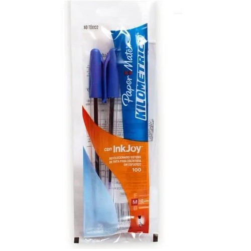BOLIGRAFO KILOMETRICO 100 2PZ-PAPER MATE-BOLIGRAFO