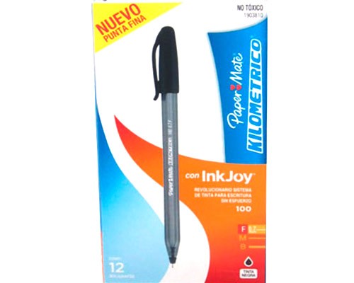BOLIGRAFO KILOMETRICO PUNTO FINO 12PZ-PAPER MATE-BOLIGRAFO