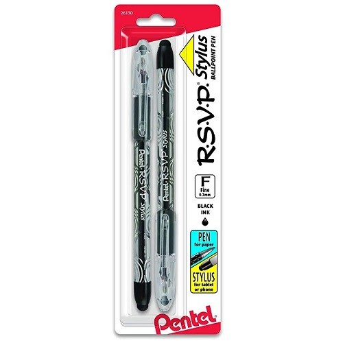 BOLIGRAFO RSVP 0.7MM 2PZ-PENTEL-BOLIGRAFO