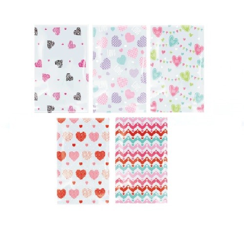 BOLSA DE REGALO CELOFAN CON DISEÑO GRANDE 25PZS-PADICOLOR-BOLSA/CAJA DE REGALO