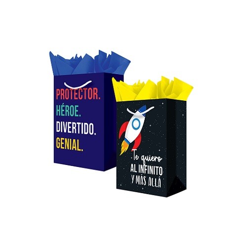 BOLSA PARA REGALO CHICA 22.5X14X7.5CM-GRANMARK-BOLSA/CAJA DE REGALO