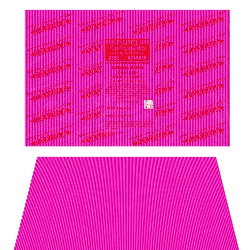 CARTON CORRUGADO NEON 77X54CM-PASCUA-CARTON