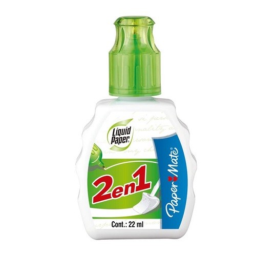 CORRECTOR LIQUIDO 2EN1 LIQUID PAPER 22ML-PAPER MATE-CORRECTOR