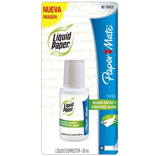 CORRECTOR LIQUIDO LIQUID PAPER 20ML-PAPER MATE-CORRECTOR