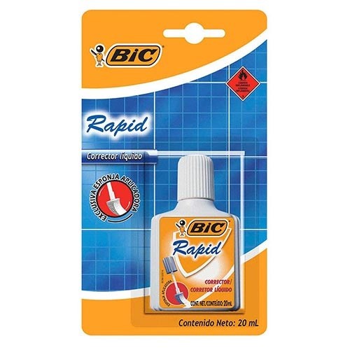 CORRECTOR LIQUIDO RAPID 20ML-BIC-CORRECTOR