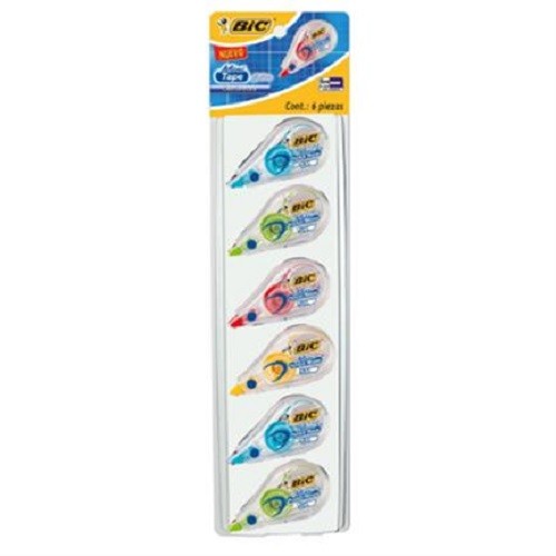 CORRECTOR MINI TAPE FASHION 5MMX5M C/6PZ-BIC-CORRECTOR