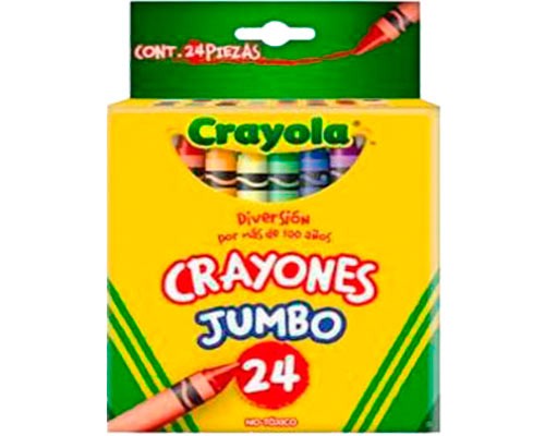 CRAYON CERA JUMBO 24PZ-CRAYOLA-CRAYONES