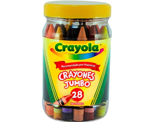 CRAYON CERA JUMBO 28PZ-CRAYOLA-CRAYONES