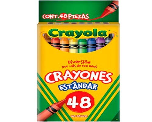 CRAYON CERA REDONDO 48PZ-CRAYOLA-CRAYONES