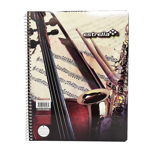 CUADERNO PROFESIONAL PAUTADO 50H-ESTRELLA-BLOCK O CUADERNOS