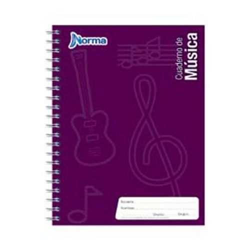 CUADERNO PROFESIONAL TEMATICO MUSICA 80H-NORMA-BLOCK O CUADERNOS