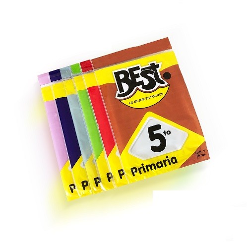 FORRO PARA LIBROS DE TEXTO 5° PRIMARIA-BEST-FORRO