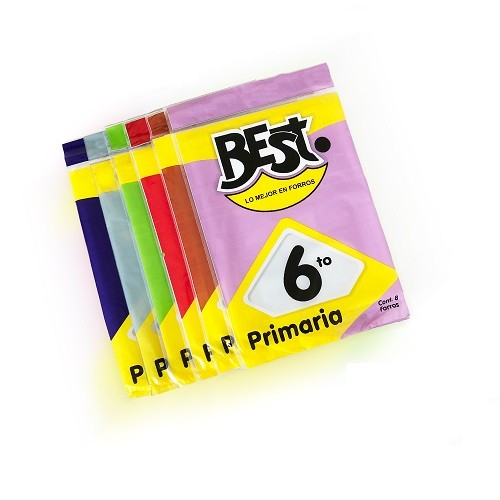 FORRO PARA LIBROS DE TEXTO 6° PRIMARIA-BEST-FORRO