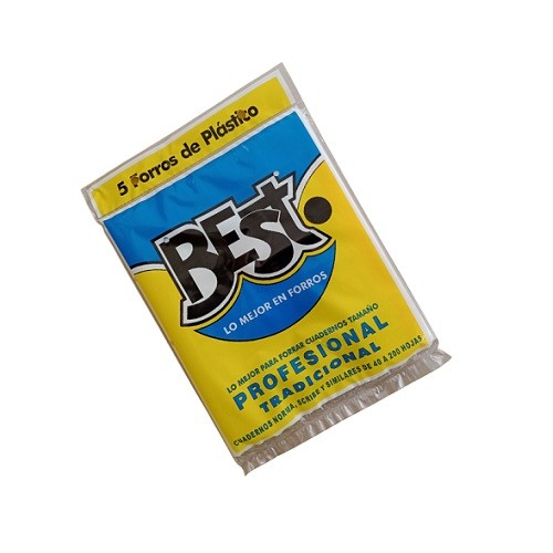 FORRO PARA CUADERNO PROFESIONAL BEST 5PZ-BEST-FORRO