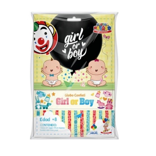 GLOBO NIÑO O NIÑA NO.24-PAYASO-GLOBO