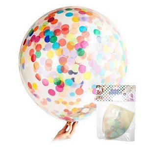 GLOBO NO 36 TRANSPARENTE-PAYASO-GLOBO