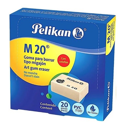 GOMA M20 DE MIGAJON 20PZ-PELIKAN-GOMA