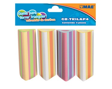 GOMA TRIANGULAR SINTETICA 4PZ-MAE-GOMA
