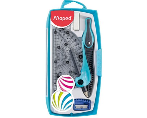 JUEGO DE GEOMETRIA GEO KIDZ 8PZ-MAPED-JUEGO DE GEOMETRIA