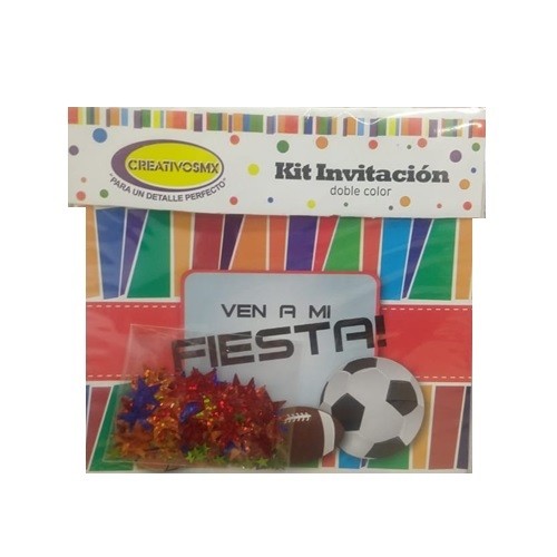 INVITACION DOBLE CUMPLEAÑOS C/8-CREATIVOSMX-INVITACION