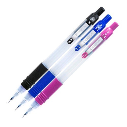 LAPICERO 0.5MM Z-GRIP SURT 3PZ-ZEBRA-LAPICERO