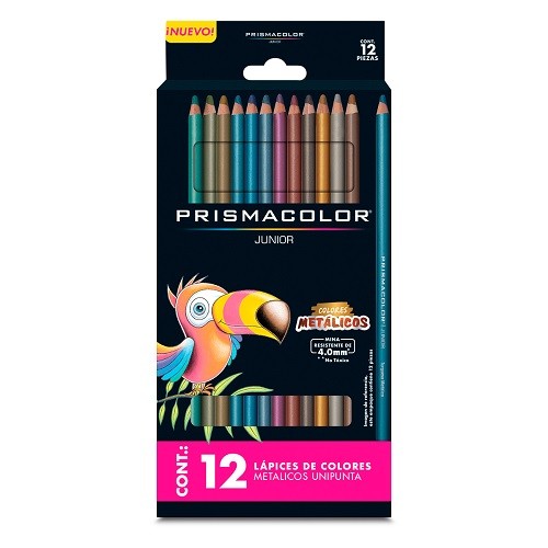 LAPICES DE COLORES PRISMACOLOR JR 12 PIEZAS-PRISMACOLOR-LAPIZ D/COLOR ESCO.
