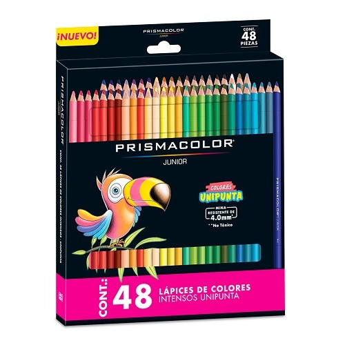 LAPICES DE COLORES PRISMACOLOR JR 48 PIEZAS-PRISMACOLOR-LAPIZ D/COLOR ESCO.