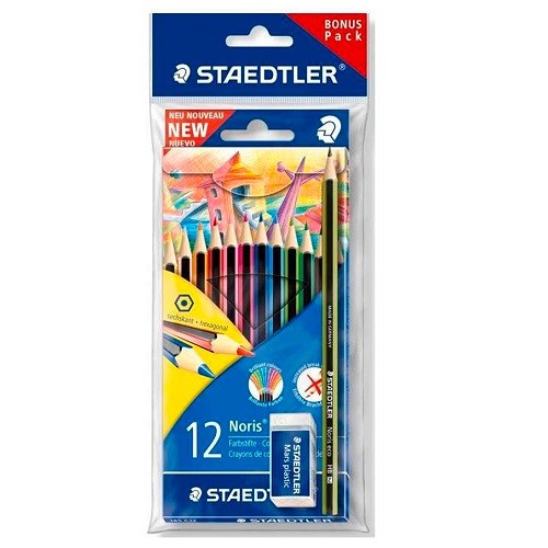 LAPICES DE COLORES 12 PZAS-STAEDTLER-LAPICES DE COLOR