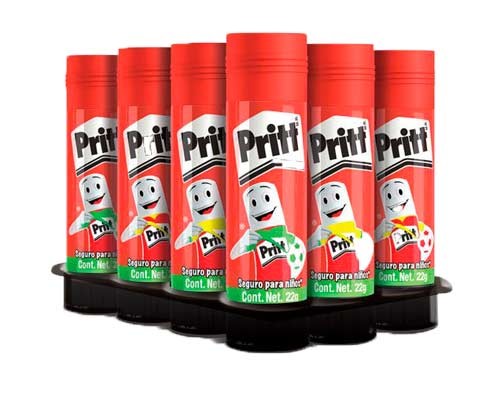 LAPIZ ADHESIVO 22G 12PZ-PRITT-PEGAMENTO
