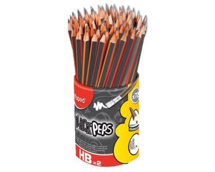 LAPIZ DE GRAFITO 2 BLACK PEPS TRIANGULAR 72PZ-MAPED-LAPIZ