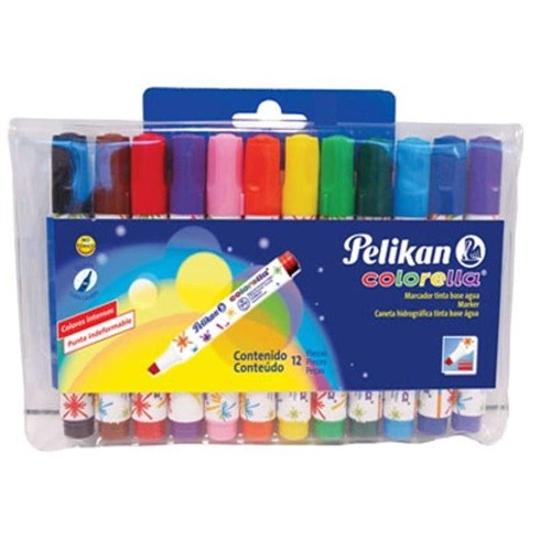MARCADOR COLORELLA 12PZ-PELIKAN-MARCADORES