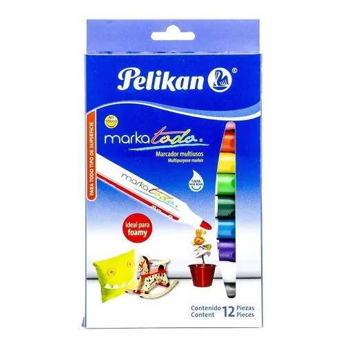 MARCADOR MARKATODO 12PZ-PELIKAN-MARCADORES