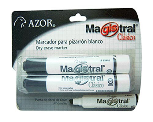 MARCADOR PARA PIZARRON CLASICO 2PZ-MAGISTRAL-MARCADORES