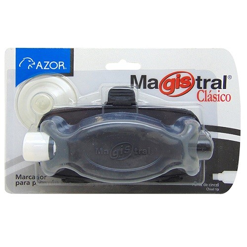 MARCADOR PARA PIZARRON CON BORRADOR CLASICO 2PZ-MAGISTRAL-MARCADORES