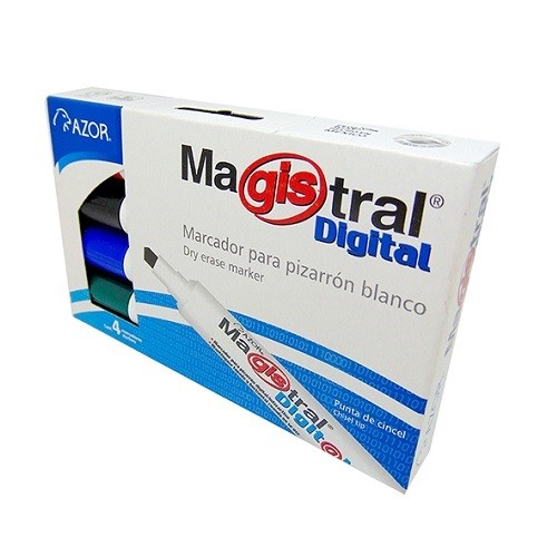 MARCADOR PARA PIZARRON DIGITAL 4PZ-MAGISTRAL-MARCADORES