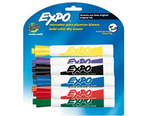 MARCADOR PARA PIZARRON EXPO SURTIDO 8PZ-EXPO-MARCADORES