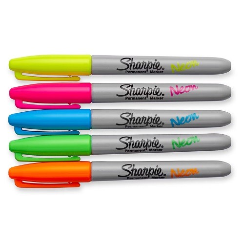 MARCADOR PERMANENTE SHARPIE NEON -SHARPIE-MARCADORES