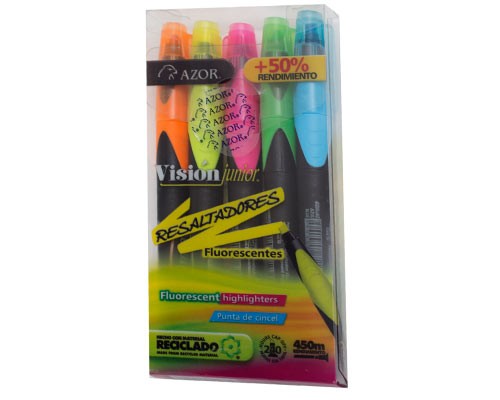 MARCATEXTOS JR SURT 5PZ-VISION-RESALTADOR