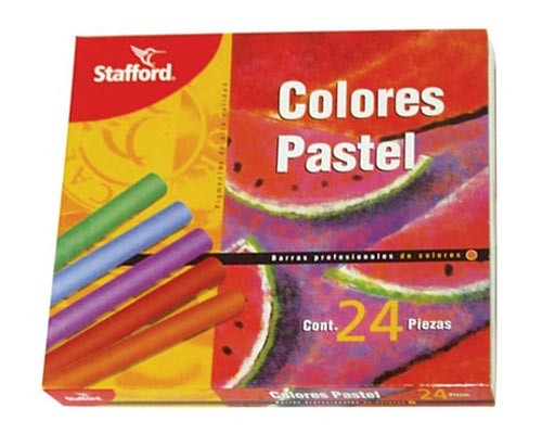 BARRA PASTEL GRANDE SURTIDO 24PZ-STAFFORD-GIS PASTEL