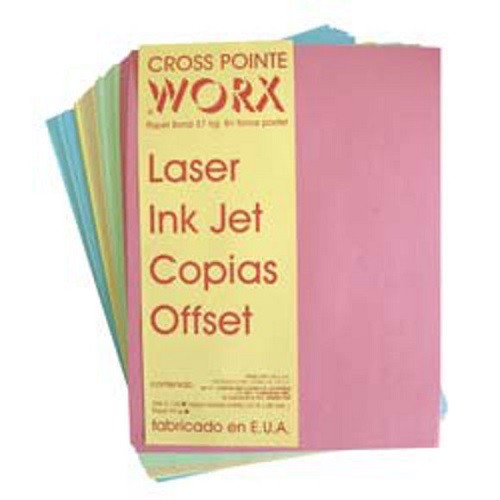 PAPEL WORX CARTA SURTIDO C/100 HJS-SUPRA-PAPEL MULTIFUNCIONAL