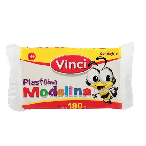 PLASTILINA EN BARRA MODELINA 180GR-VINCI-MASA/PLASTILINA