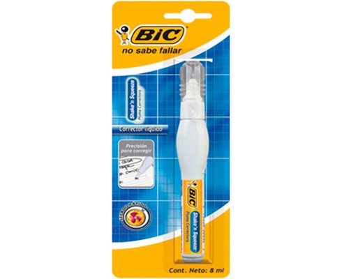 PLUMA CORRECTORA SHAKE N' SQUEEZE 8ML8ML-BIC-CORRECTOR